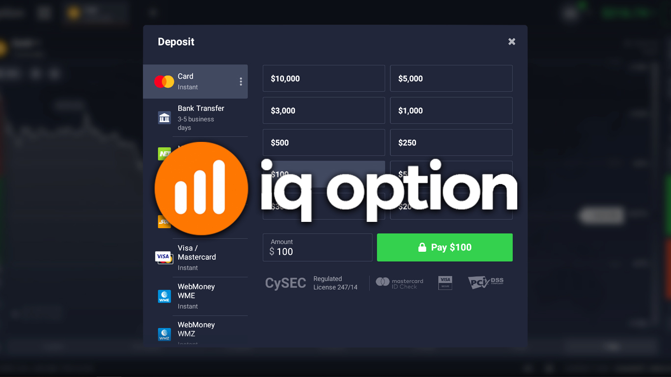 IQ Option – How To Withdraw and Deposit Money